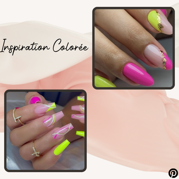 inspiration colorées faux ongle blog